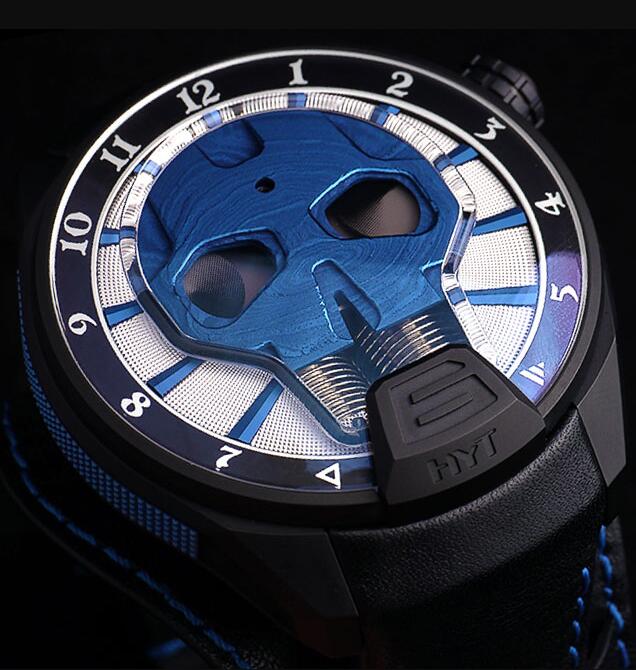 HYT 151-DL-47-NF-BV SKULL 51 MM Replica watch